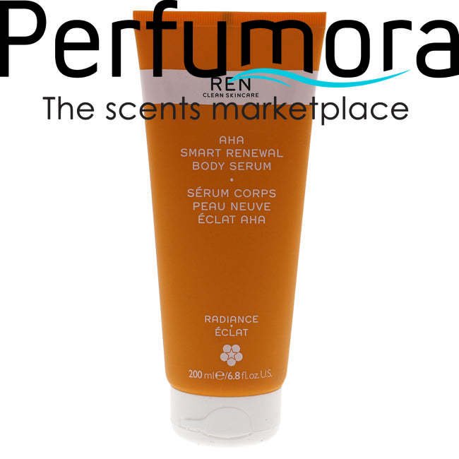AHA Smart Renewal Body Serum by REN for Unisex - 6.8 oz Serum