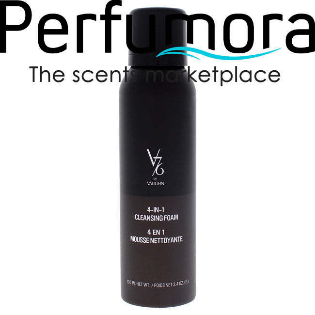 4-In-1 Cleansing Foam by V76 by Vaughn for Unisex - 3.4 oz Cleanser