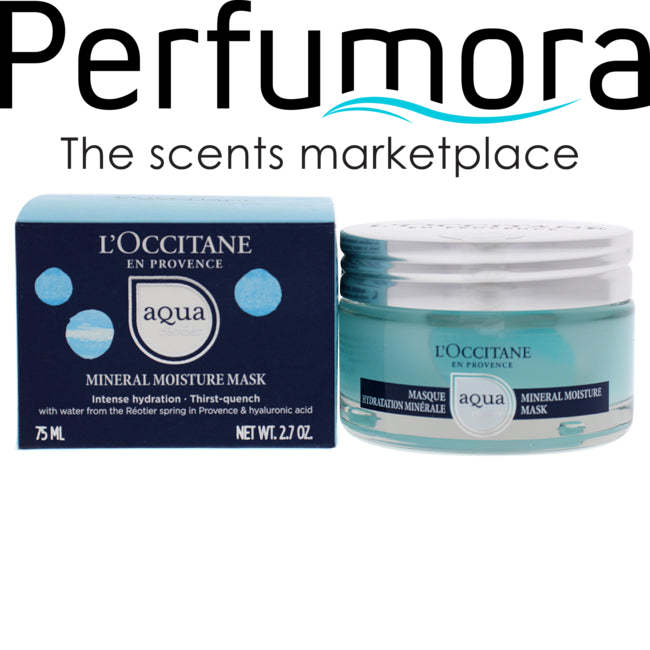Aqua Reotier Mineral Moisture Mask by LOccitane for Unisex - 2.7 oz Mask