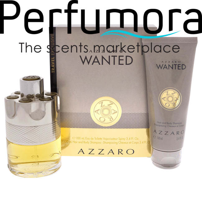 Azzaro Wanted by Azzaro for Men - 2 Pc Gift Set