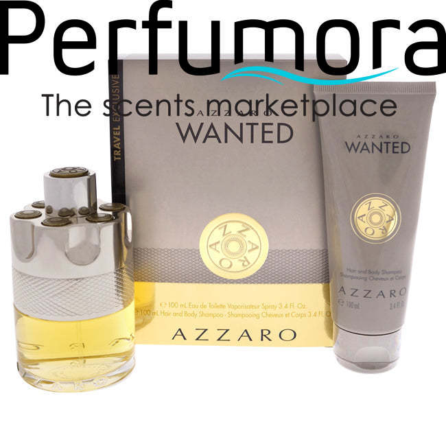 Azzaro Wanted by Azzaro for Men - 2 Pc Gift Set