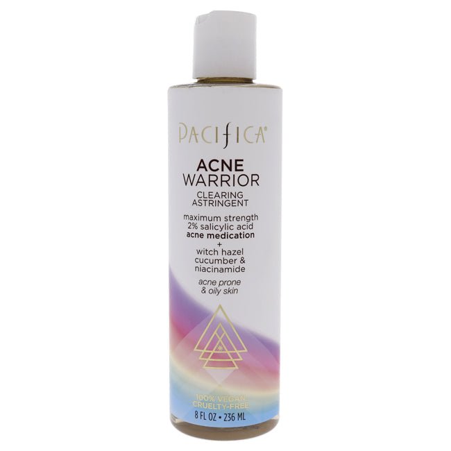 Acne Warrior Clearing Astringent by Pacifica for Unisex - 8 oz Cleanser