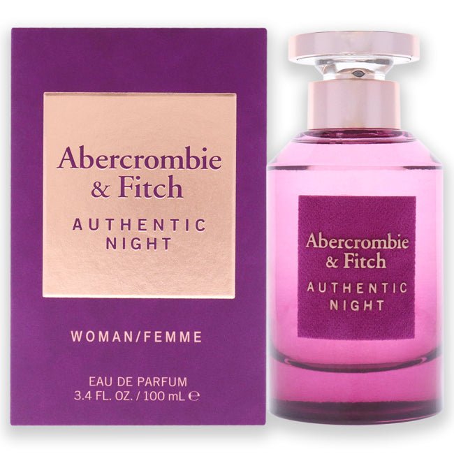 Authentic Night by Abercrombie and Fitch for Women - EDP Spray