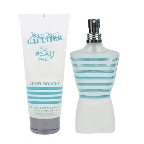 JEAN PAUL GAULTIER LE BEAU MALE 2 PCS SET FOR MEN: 2.5 EDT + 2.5 S/G
