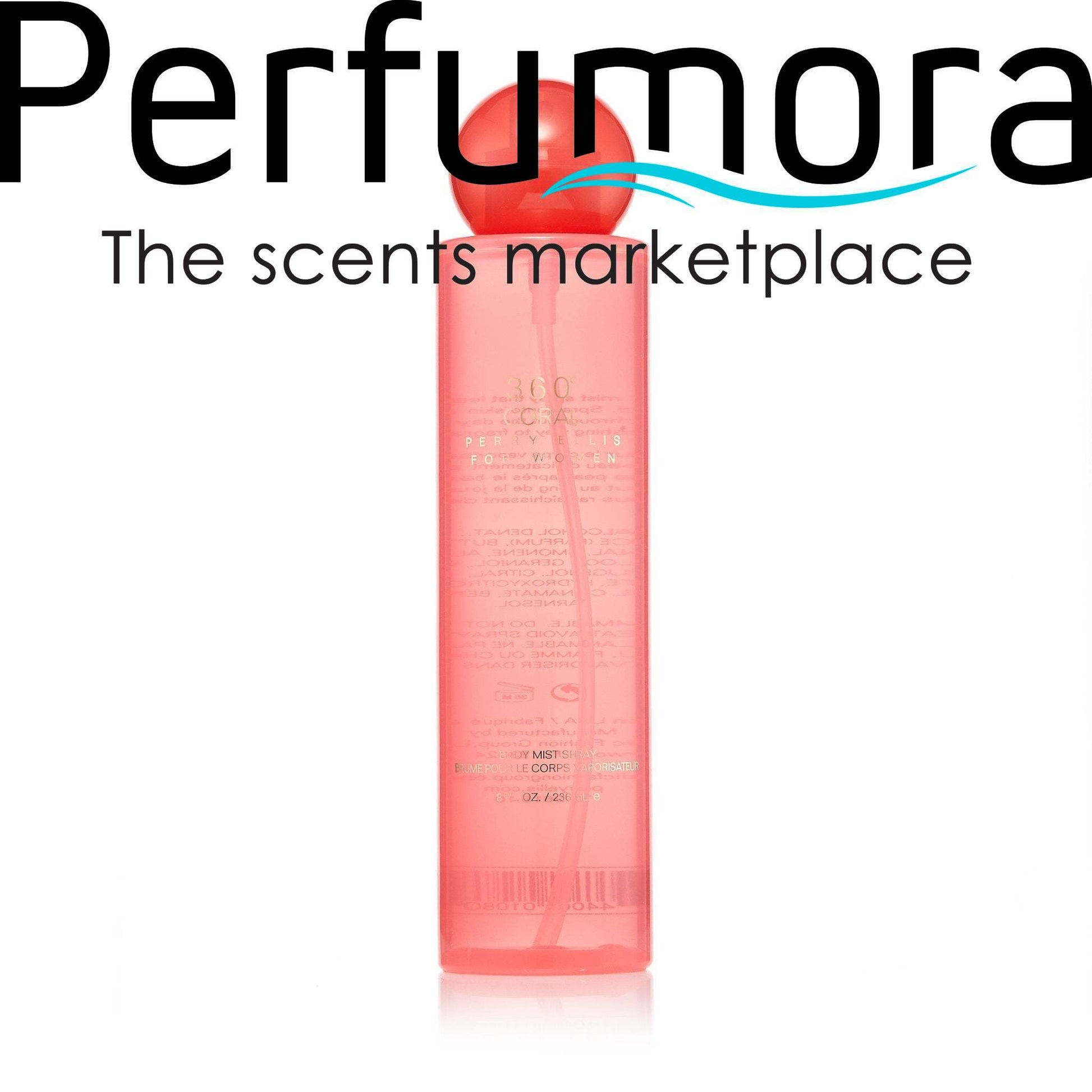 360° Coral Body Spray for Women by Perry Ellis 8.0 oz.