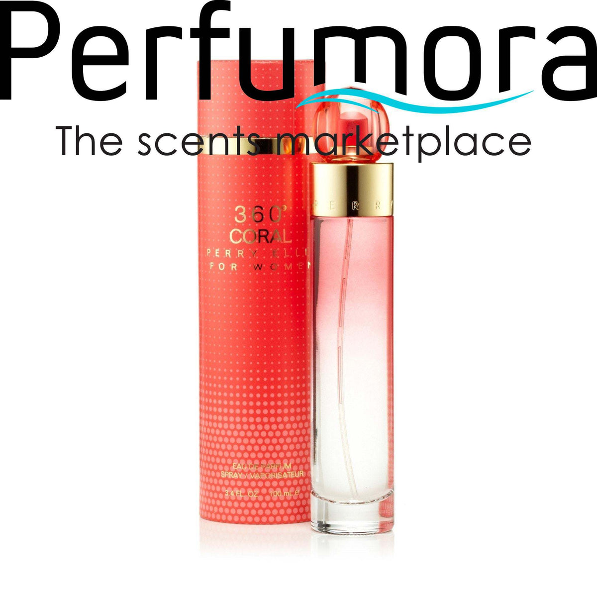 Perry Ellis 360 Coral Eau de Parfum Womens Spray 3.4 oz.