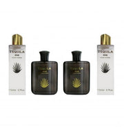 TEQUILA NOIR POUR HOMME 4 PCS SET: 3.3 EDP + 5.7 B/L + 3.3 A/S + 5.7 S/G