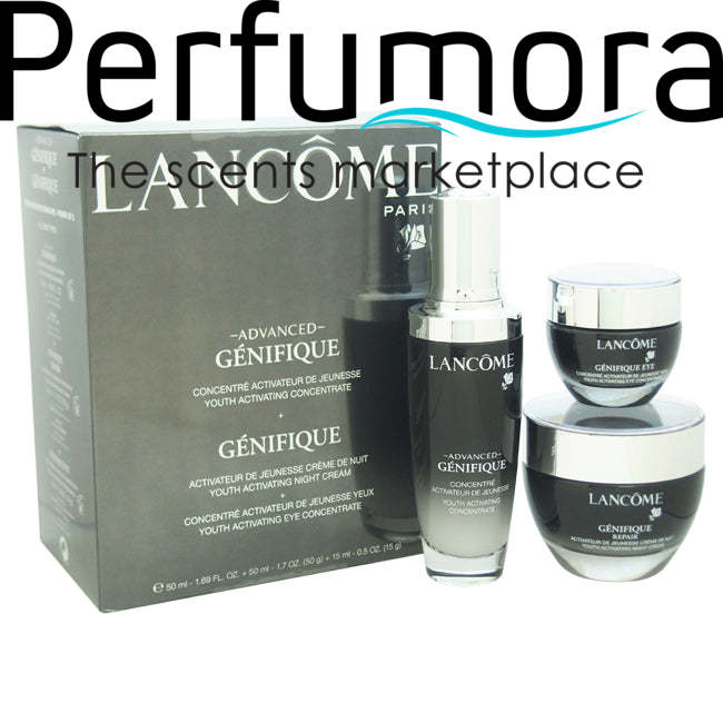 Advanced Genifique Youth Activating Skin Care Power of 3 - All Skin Types by Lancome for Unisex