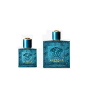 VERSACE EROS 2 PCS SET FOR MEN: 3.4 EDT SP + 1 OZ EDT SP (HARD)