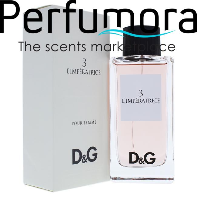 3 LIMPERATRICE BY DOLCE AND GABBANA FOR WOMEN -  Eau De Toilette SPRAY