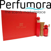 360 Red by Perry Ellis for Women - 4 Pc Gift Set
