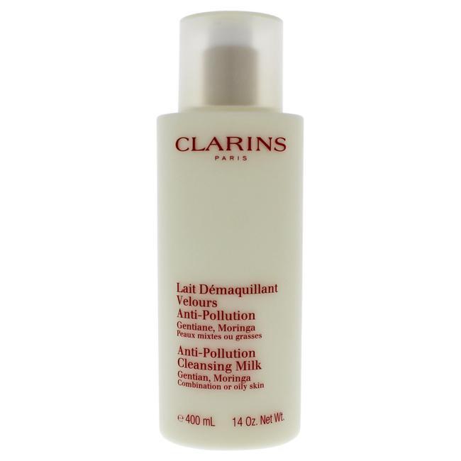 Anti-Pollution Cleansing Milk with Gentian by Clarins for Women - 13.9 oz Cleansing Milk