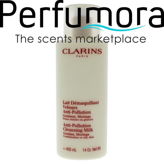 Anti-Pollution Cleansing Milk with Gentian by Clarins for Women - 13.9 oz Cleansing Milk