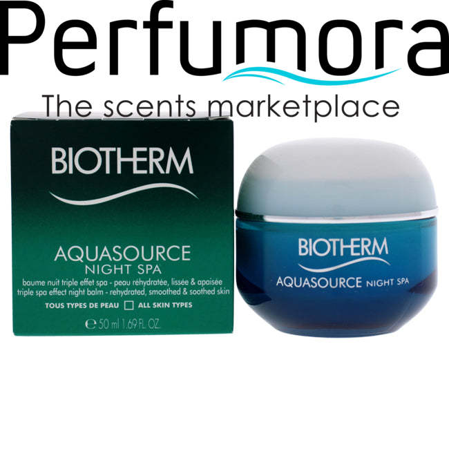 Aquasource Night Spa Balm by Biotherm for Women - 1.69 oz Balm