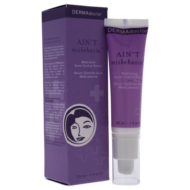 Aint Misbehavin Medicated Acne Control Serum by DERMAdoctor for Women - 1 oz Serum