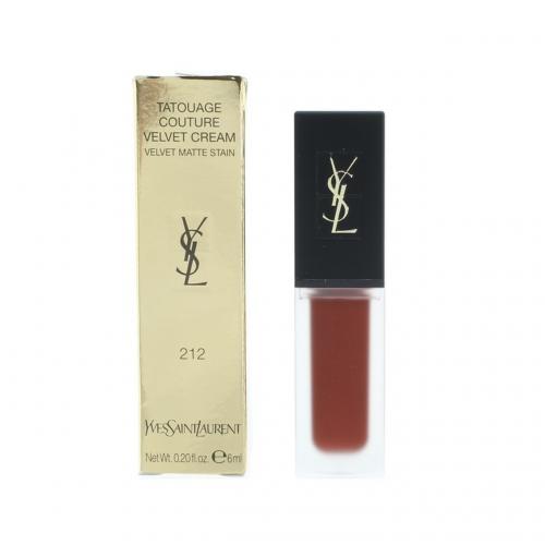 YSL TATOUAGE COUTURE VELVET CREAM 0.2 MATTE STAIN #212 ROUGE REBEL